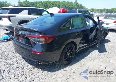 2025 Honda Civic Sport z USA, uszkodzony, nr VIN 2HGFE2F54SH502455